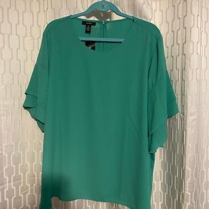 NWT Kelly green Alfani blouse